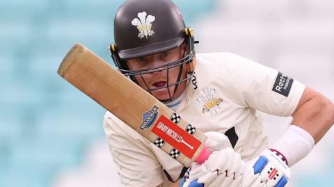 Ollie Pope batting