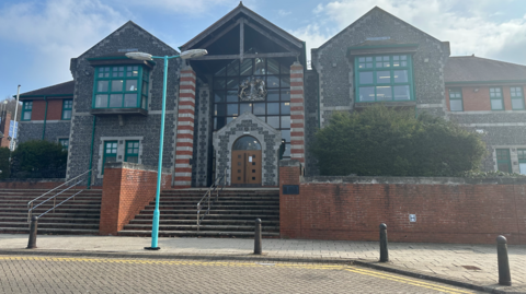 Canterbury Crown Court view from outside the building