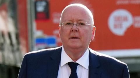 Peter Murrell arrives at court