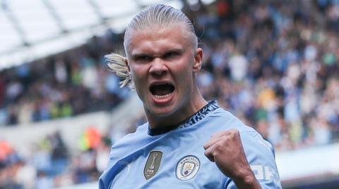 Manchester City striker Erling Haaland