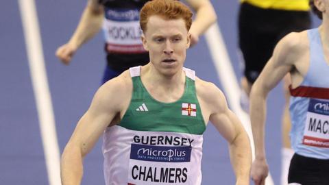 Alastair Chalmers competing at the British Indoor Championships