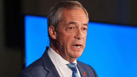 Reform UK leader Nigel Farage