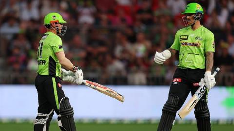 David Warner and Nic Maddinson