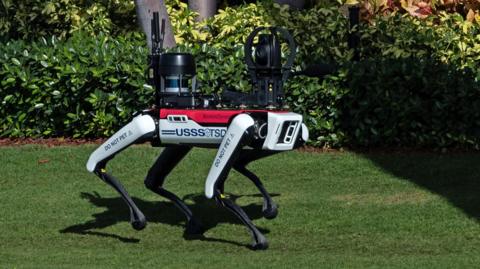 trumps robot dog