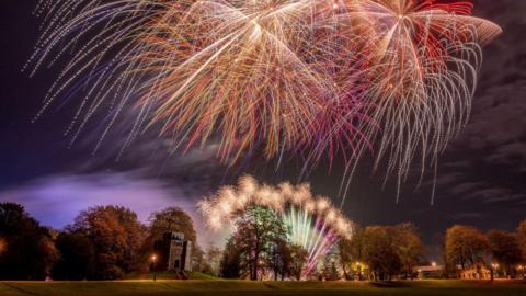 Fireworks at Fawkes in the Walks in King's Lynn