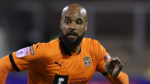 David McGoldrick in action for Notts County