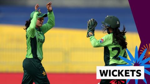 Nashra Sandhu and Sidra Nawaz celebrate for Pakistan