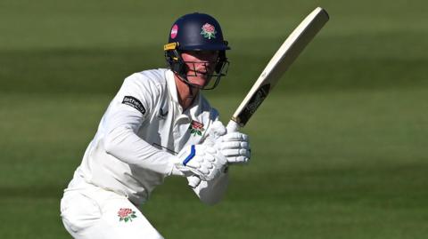 Keaton Jennings batting for Lancashire