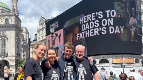 Campaigners at Piccadilly Circus