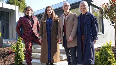 Laurence Llewelyn-Bowen and judges Jane, James and Patricia 