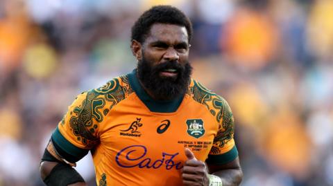 Marika Koroibete in Australia kit
