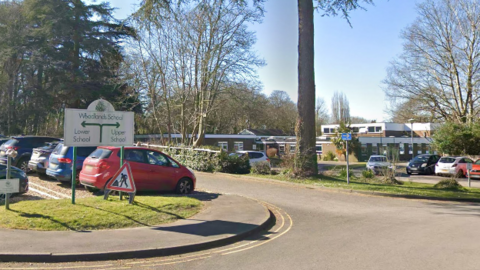 A Google street view of Woodlands School