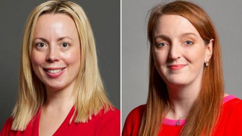 Sarah Hall, MP for Warrington South, and Charlotte Nichols, MP for Warrington North