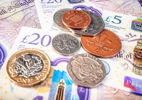 British coins and bank notes