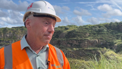 Steve Roussel, the President of the Guernsey Building Trades Employers' Association.