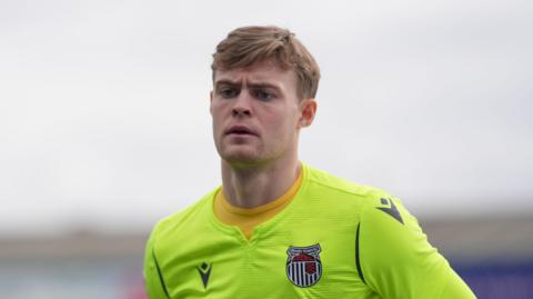 Hartlepool goalkeeper Harvey Cartwright 