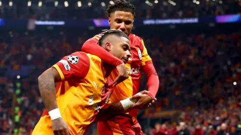Galatasaray celebrate