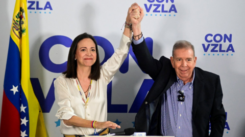 Opposition leader Maria Corina Machado says its candidate Edmundo Gonzalez received more than double the support of Nicolas Maduro