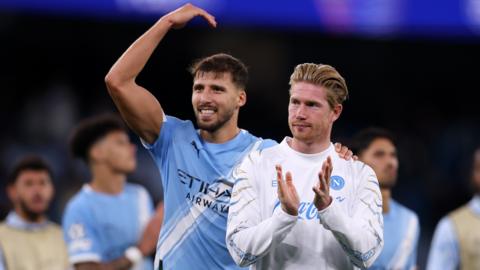 Ruben Dias and Kevin de Bruyne