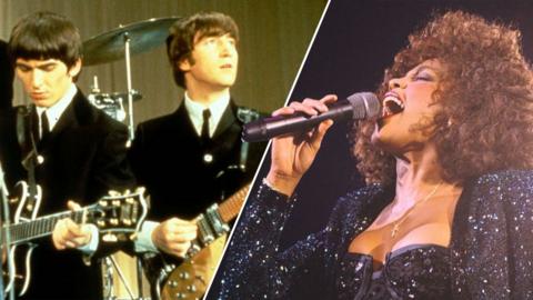George Harrison and John Lennon, Whitney Houston