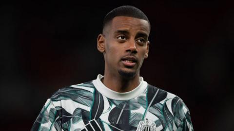 Newcastle striker Alexander Isak