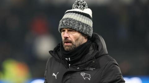 Derby County head coach Paul Warne