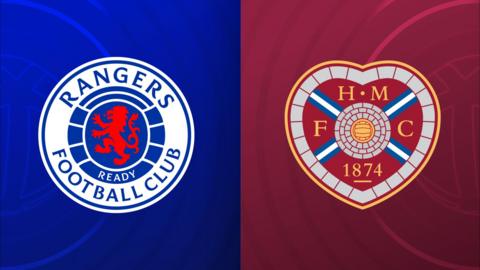 Rangers and Hearts badges
