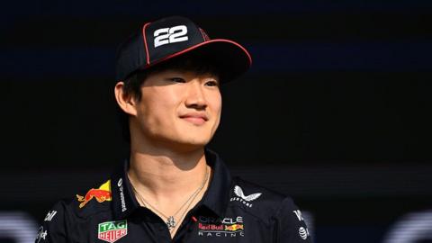 Formula 1 driver Yuki Tsunoda