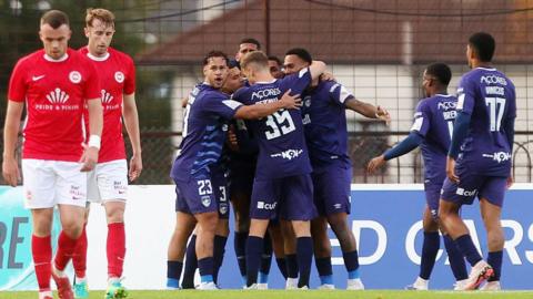 Santa Clara celebrate goal