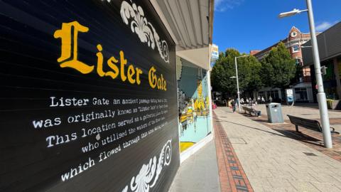 Lister Gate in Nottingham city centre