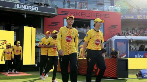 Mitchell Santner of Trent Rockets