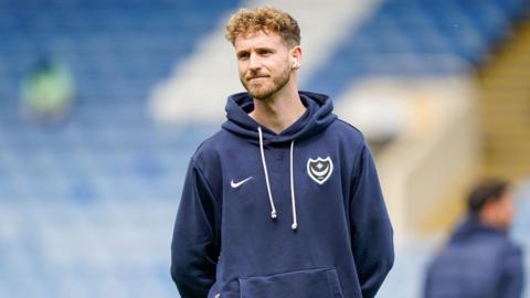 Portsmouth goalkeeper Nicholas Schmid before a match