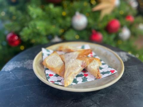 Cassie Best's easy brie and cranberry filo pastry parcels