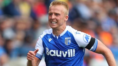 George Lapslie in action for Gillingham.