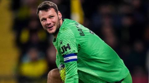 Daniel Bachmann playing for Watford