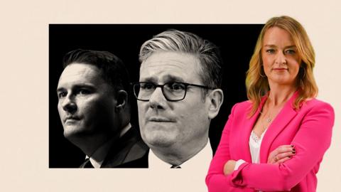 A treated image of Sir Keir Starmer and Rachel Reeves