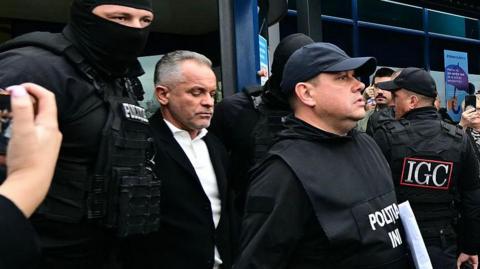 Plahotniuc during his arrest in autumn 2025