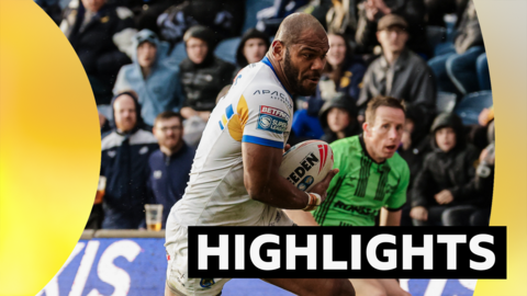 Maika Sivo of Leeds runs in to score a try