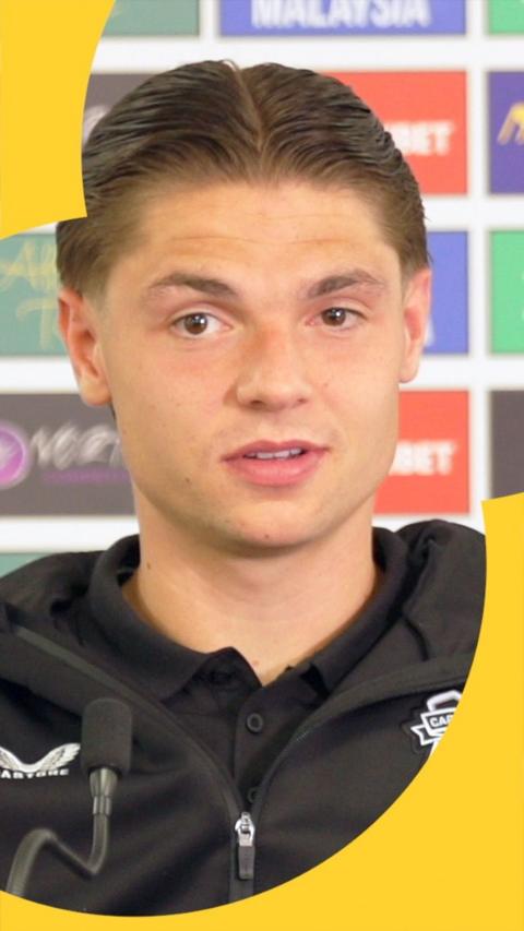 Cardiff City forward Cian Ashford