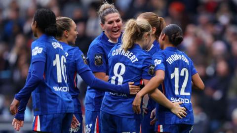 Chelsea celebrate 