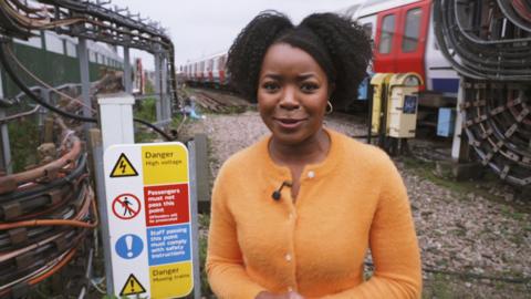 Emma Louise behind the scene at TFL