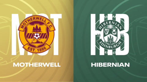Motherwell and Hibernian badges