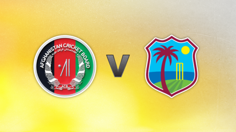 Afghanistan v West Indies badge graphic