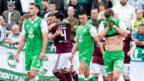 Hibs lost to League One Kelty Hearts on Saturday