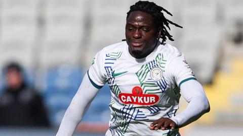 David Akintola in action for Caykur Rizespor