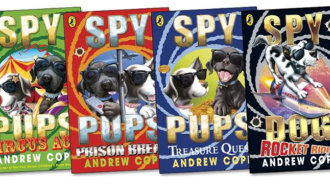 Bright Andrew Cope book covers arranged in two rows