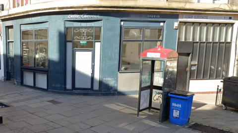 A general view of the Belle Cheveux salon in Leith on a sunny day.