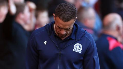 Blackburn Rovers Manager Valerien Ismael after the 3-0 loss during the Championship match between Charlton Athletic and Blackburn Rovers at The Valley on September 27, 2025