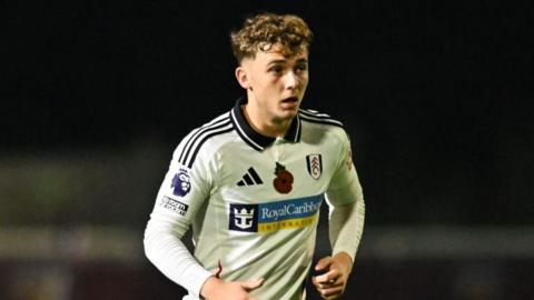 Callum Osmand in action for Fulham
