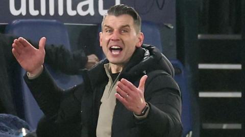 Matt Bloomfield took charge of Luton for the first time against Preston